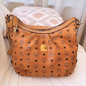 ❌❌SOLD❌❌MCM COGNAC HOBO BAG